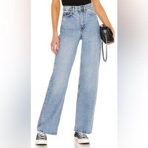 Dr Denim Revolve Cotton Echo Blue Jay Wide Leg Size 29